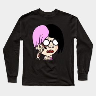 Rip Peep Long Sleeve T-Shirt